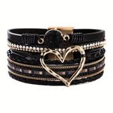 Bohemio Multi-Layer Leather Pulsera