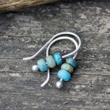 Retro Turquesa Pendientes