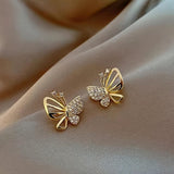 Pendientes Mariposa Dorada