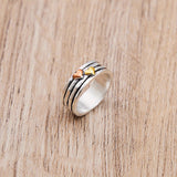 Retro Multi-Layer Corazón Fashion Anillo