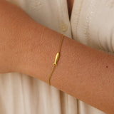 Minimalista Pez Eslabones Pulsera