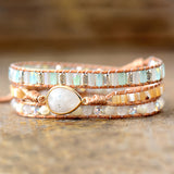 Divine Piedra Luna Goddess Pulsera
