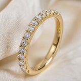 Diamond Embrace Dorado Anillo