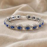 Joan Vintage Zafiro Oval Pulsera