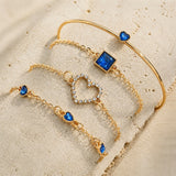 Zafiro Golden Hearts Set de Pulseras