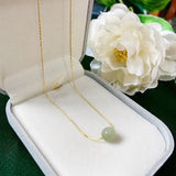 Delicado Jade Bead Collar