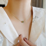 Delicado Jade Bead Collar