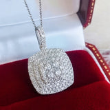 Elegante Square Circonitas Collar