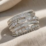 Multicapa Circonitas Statement Anillo