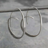 Abierto Spiral Drop Pendientes