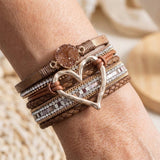 Bohemio Multi-Layer Leather Pulsera