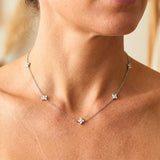 Gorgeous Flor Inlaid Circonitas Collar