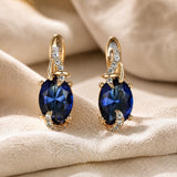 Regal Midnight Drop Pendientes