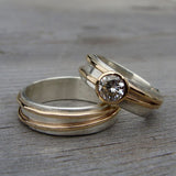 Vintage Fine Cristal Set de Anillos