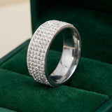 Pavelli Cristal Band Anillo