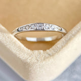 Dorado Blanco Micro Pave Circonitas Anillo