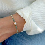 Coastal Perla Seed Bead Pulsera