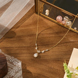 Perla Marquise Vine Drop Collar