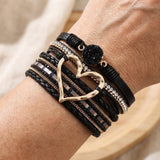 Bohemio Multi-Layer Leather Pulsera