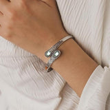 Ethnic Style Inlaid Imitation Piedra Pulsera