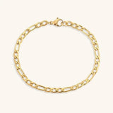 Vintage Dorado Cadena Pulsera