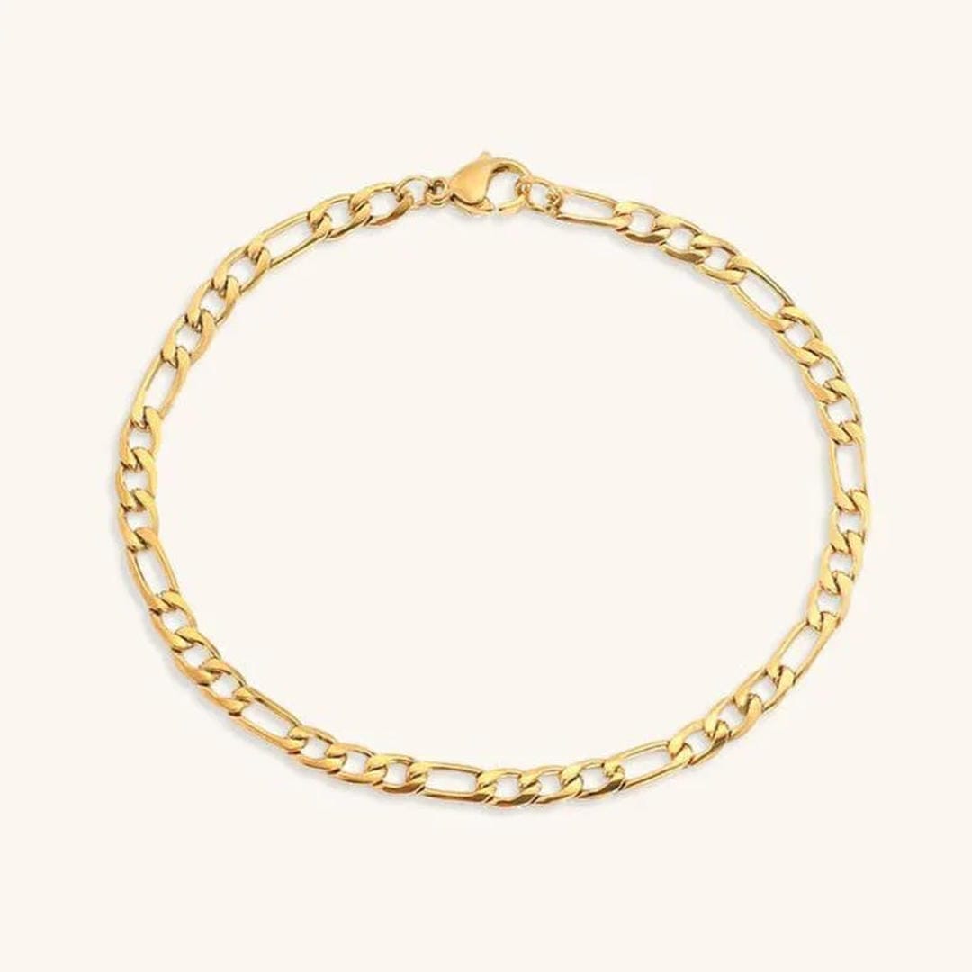 Vintage Dorado Cadena Pulsera
