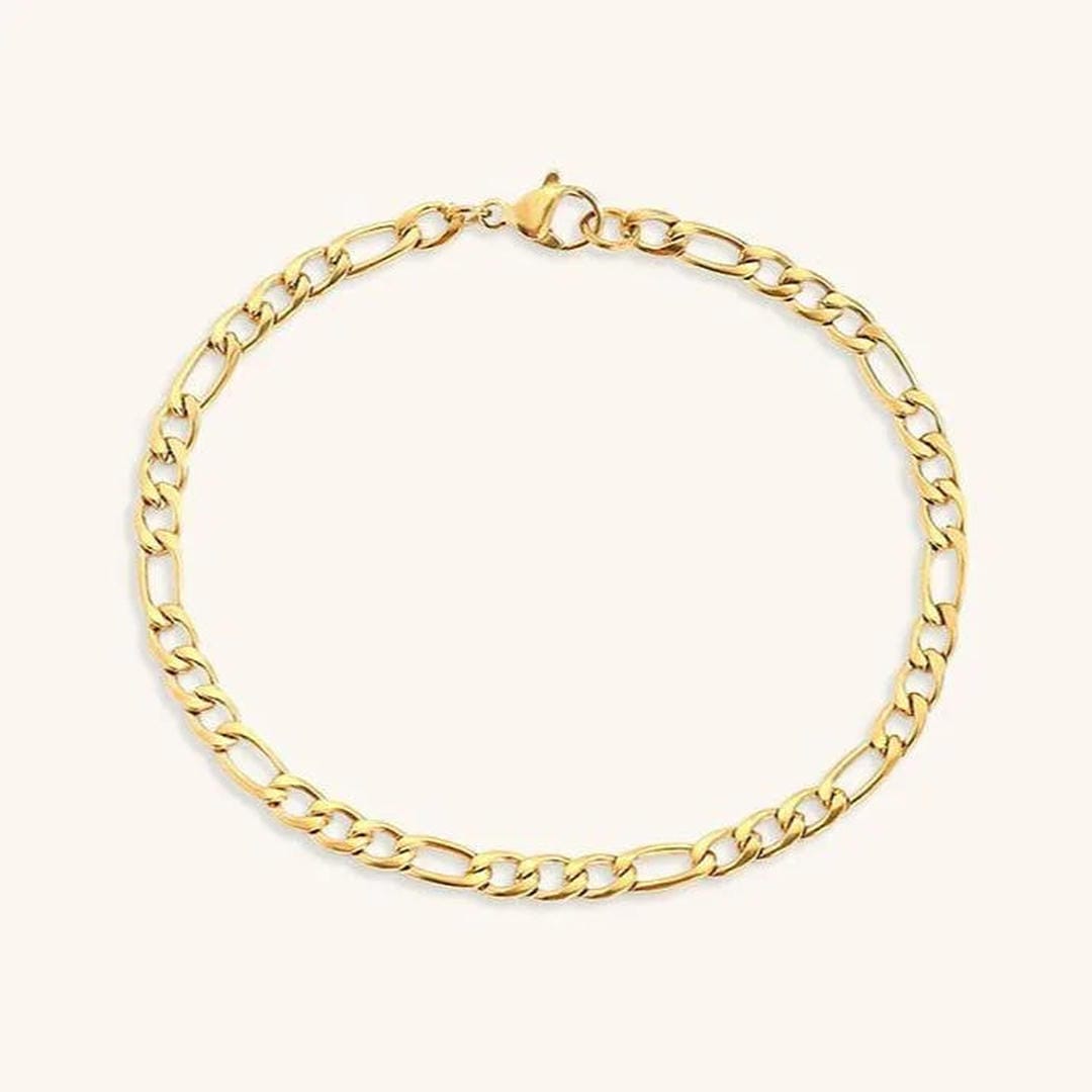 Vintage Dorado Cadena Pulsera