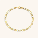Vintage Dorado Cadena Pulsera