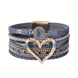 Bohemio Multi-Layer Leather Pulsera