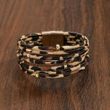 Wide Boho Multilayer Wrap Pulsera
