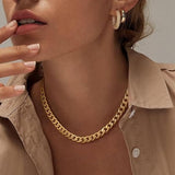 Statement Cuban Eslabones Collar