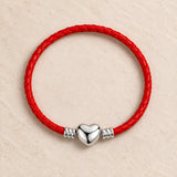 Atemporal Dorado Blanco Corazón Pulsera
