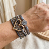 Bohemio Multi-Layer Leather Pulsera