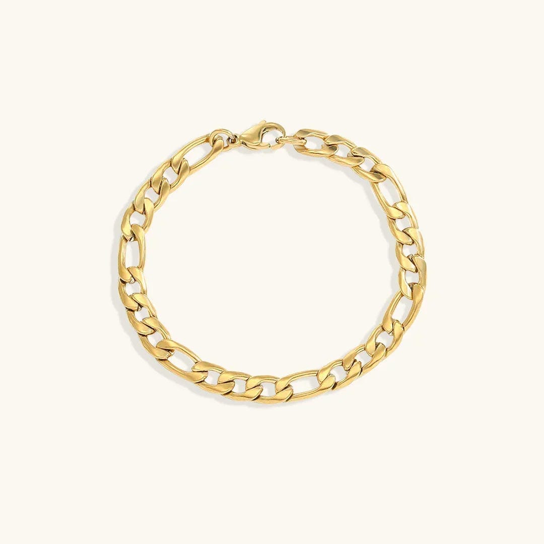 Vintage Dorado Cadena Pulsera
