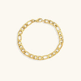Vintage Dorado Cadena Pulsera