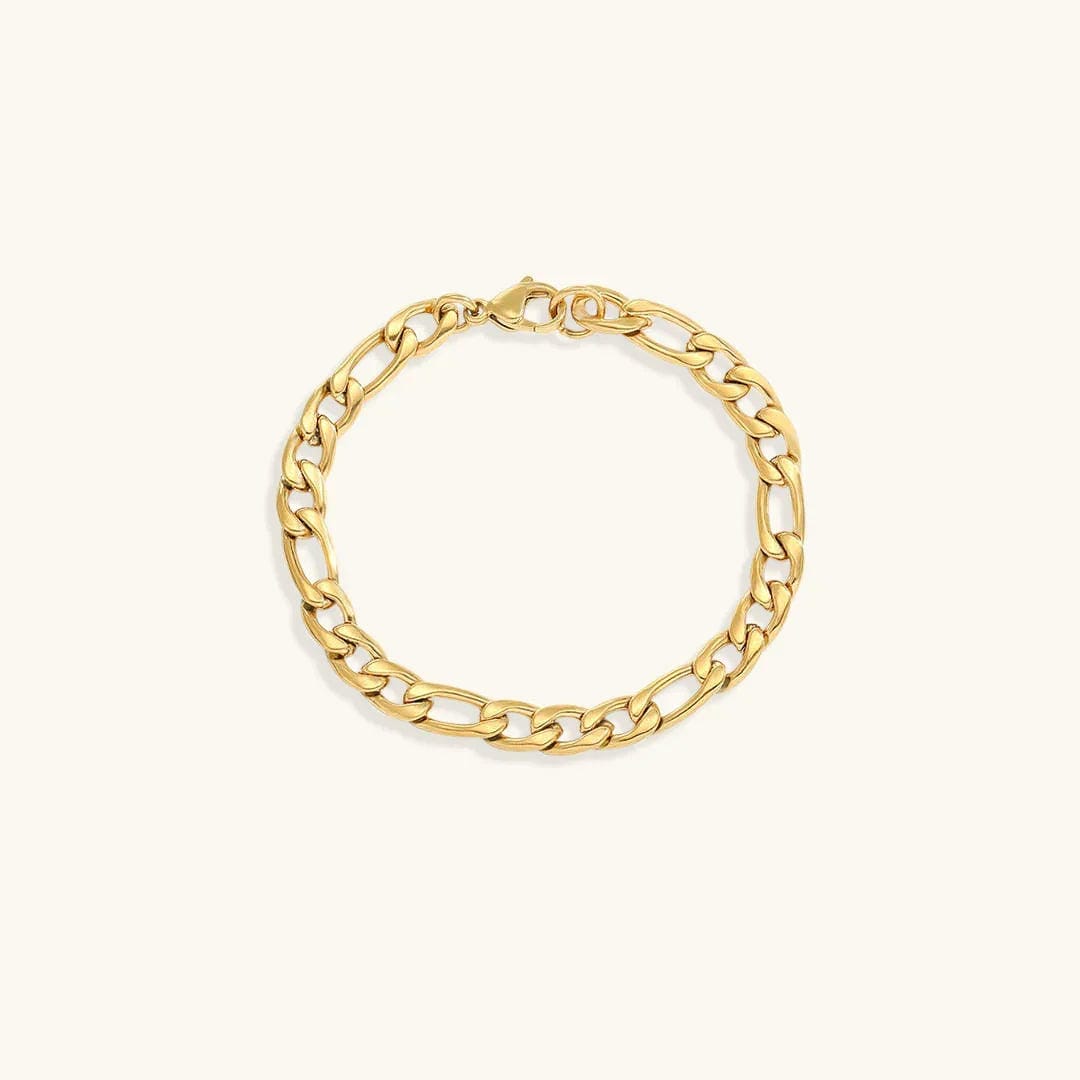 Vintage Dorado Cadena Pulsera
