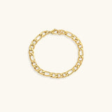 Vintage Dorado Cadena Pulsera