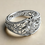 Atemporal Vintage Bohemio Anillo