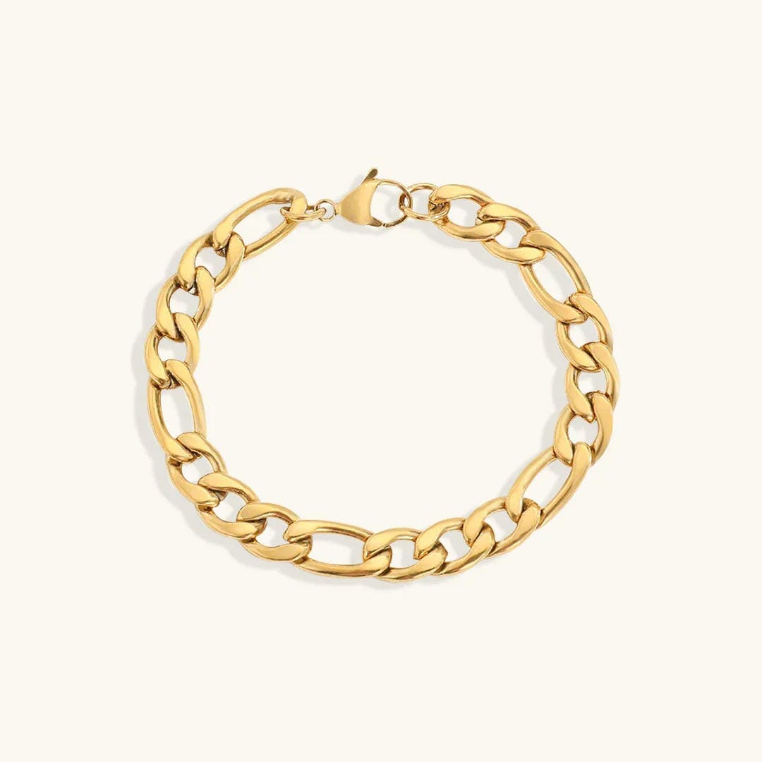 Vintage Dorado Cadena Pulsera