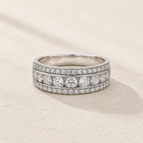 Chunky Paved Circonitas Anillo