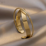 Clásico Golden Abierto Pulsera