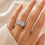 Chunky Paved Circonitas Anillo