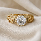 Elegante Exotic Circonitas Anillo