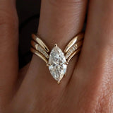 Marquise-Cut Set de Anillos