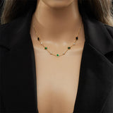 Royal Esmeralda Colgante Collar