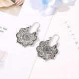Lotus Mandala Pendientes