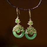 Pendientes Gota Jade