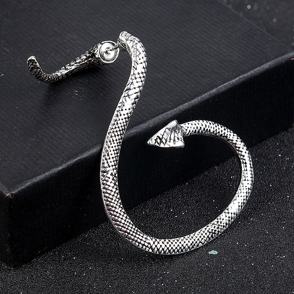 Pendientes de Serpiente en Plata 925