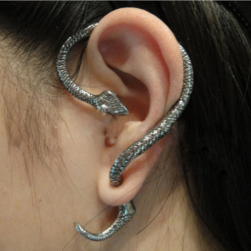 Pendientes de Serpiente en Plata 925