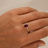 Heirloom Halo Statement Anillo